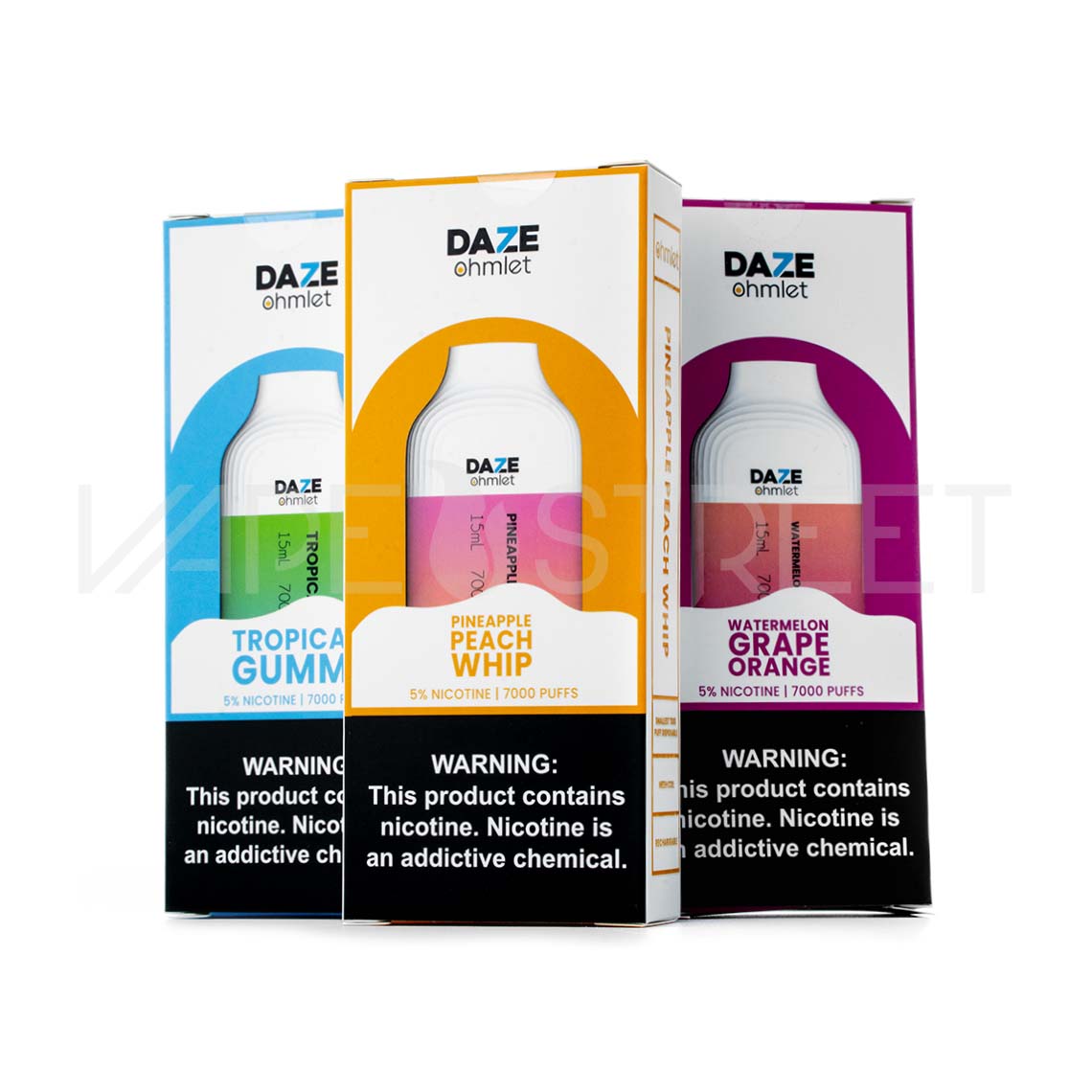 Get Best 7 Daze Ohmlet 7000 Puffs Rechargeable Disposable Vape For Sale